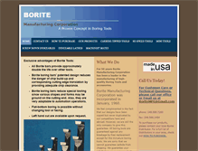 Tablet Screenshot of boritemanufacturing.com